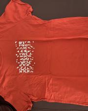 T-shirt orange 12 ans 