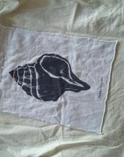 Tshirt coquillage jaune zara