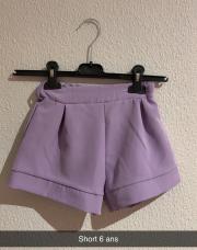 Short 6 ans Lila 