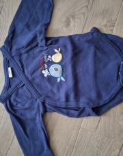 Body manches longues 3 mois bleu
