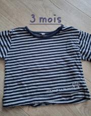 Pull 3 mois bleu marine