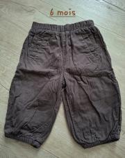 Pantalon marron 6 mois