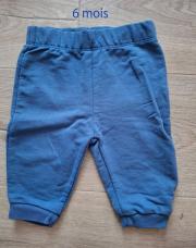 Pantalon bleu 3-6 mois