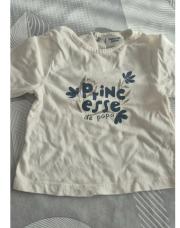Pull blanc 3 mois princesse de papa