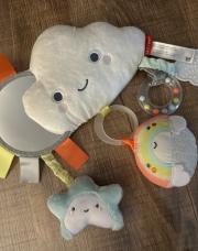 Jeu attache parc nuage soleil miroir