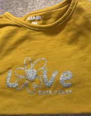 Blouse moutarde 9 mois 