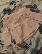 T-shirt longue manches 62-68 cm 