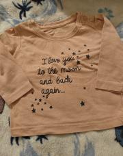 T-shirt longue manches 62 cm 