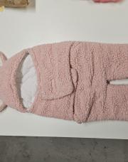 Nid d'ange lapin rose 