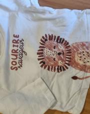 T-shirt blanc TAO 59 cm