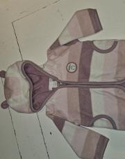 Gilet rose pâle, blanc, mauve avec tirette. 0/1 mois. Marque H&M. 