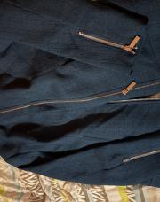 Veste bleue turquoise