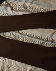 Pantalon pattes d’éléphant brun