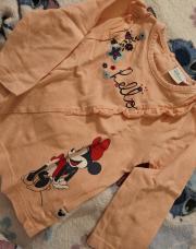 T-shirt longue manches Minnie 6 mois  