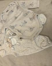 Ensemble body salopette C&A Winnie 0-1 mois 