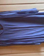 Blouse manche longue bleu 