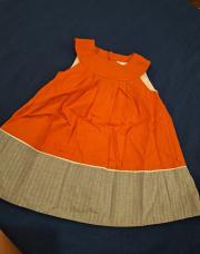 Robe rouge et grise Obaibi 18M