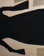 Robe noire transparente S