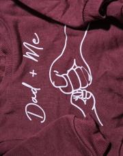 Pull bordeaux 6/9m