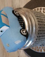 Petite voiture cars bleu peluche