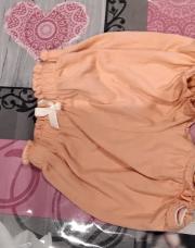 Short orange 6/9mois