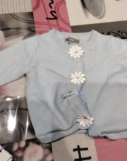 Gilet bleu ciel jbc taille 80