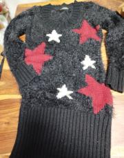 Pulll étoile bordeau noir taille s m  