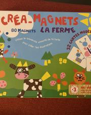 COMPLET (PA:30€) quasi neuf Vilac 80 magnets la ferme 