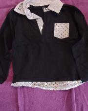 Sous pull chemise 4 ans 