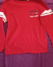 Sous pull 7 ans pompier rouge