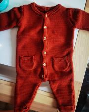 Combi maille Zeeman corail 56