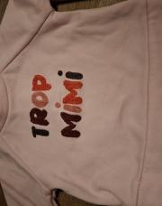 Pull 6 mois trop mimi