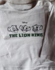 T shirt blanc lion dusney 6M