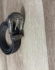 Ceinture grise léopard 