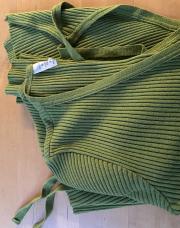 Gilet cache-coeur vert T 46 La Redoute