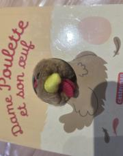 Livre marionnette poulette 