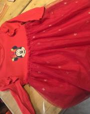 Robe de Noël rouge minnie