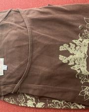 T-shirt longues M brun Team T44