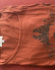 T-shirt longues M orange Etam T44