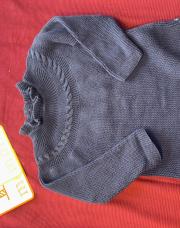 Robe épaisse OBAIBI 12 mois bleu marine 