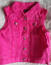 Veste ss manche rose kiabi 4an