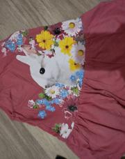 Robe lapin 92cm