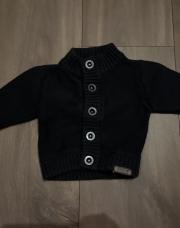 Petit gilet gris taille 3 mois 