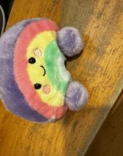 Peluche arc en ciel 