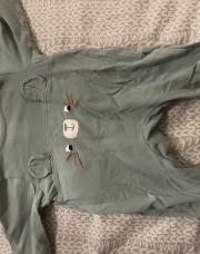 Pyjama vert d eau chat 