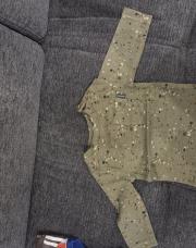 T shirt kaki manches longues noppies 