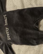 Pyjama gris pretty heart