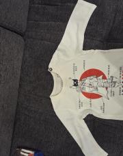 T shirt blanc manches longues ikks