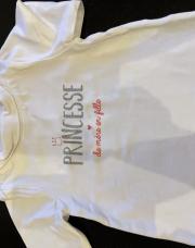 T shirt ML TAO blanc princesse 3M