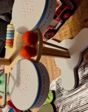  Batterie bébé bois